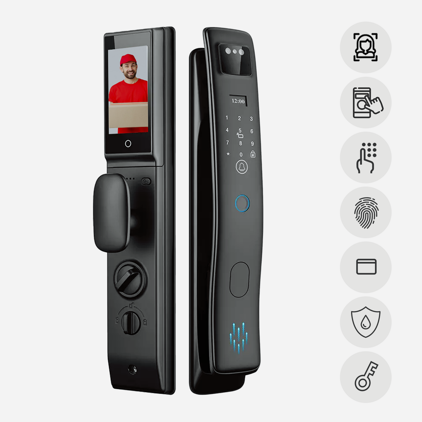 Cerradura digital biométrica facial - F05