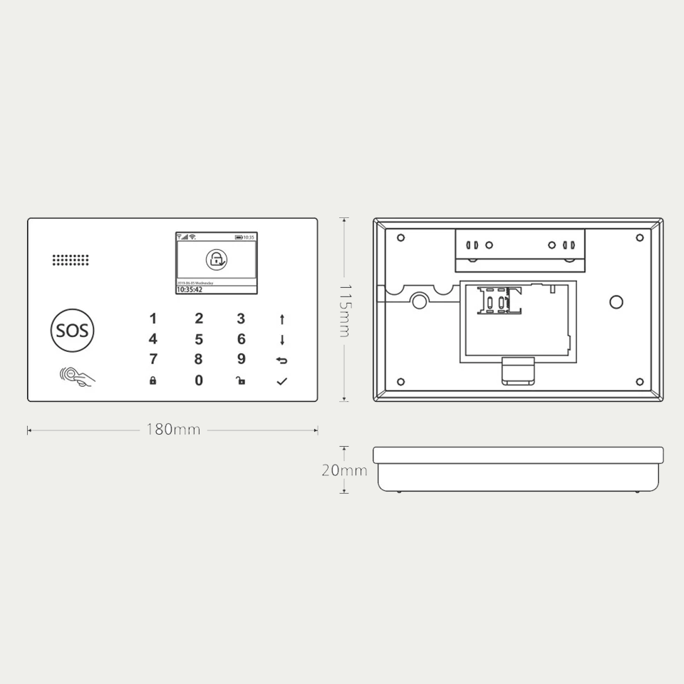 Kit De Alarma WIFI - TUYA Smart