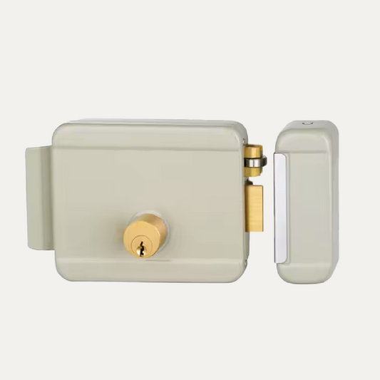 Cerradura Eléctrica 12 V Beige