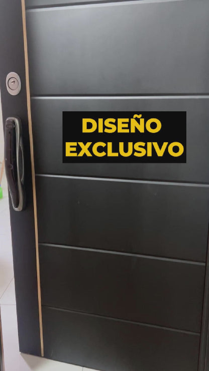 Combo Premium: Puerta de seguridad blindada BLINDAPREMIUM + Cerradura digital F01