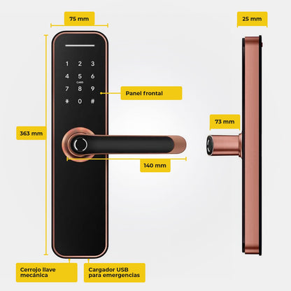 Cerradura digital biométrica - T03